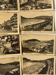 VINTAGE PHOTOS. San Sebastián, La Concha Beach, Avenida de España. Spain