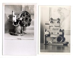 Mixed Lot 1930s 8 Engineering Photos: Laboratory, Equipment, Engineers, Apparatus, Industry