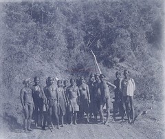 Vietnam Tonkin Population Native c1920 Photo Negative Glasses Vintage §n3