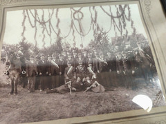 Photo flag dedication Beerwalde 1903 Klingenberg Dippoldiswalde Reichstädt Colmnitz