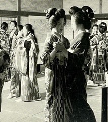 Geishas Japan 1935 Art Photo Print Card Fotofolio 4”x6”
