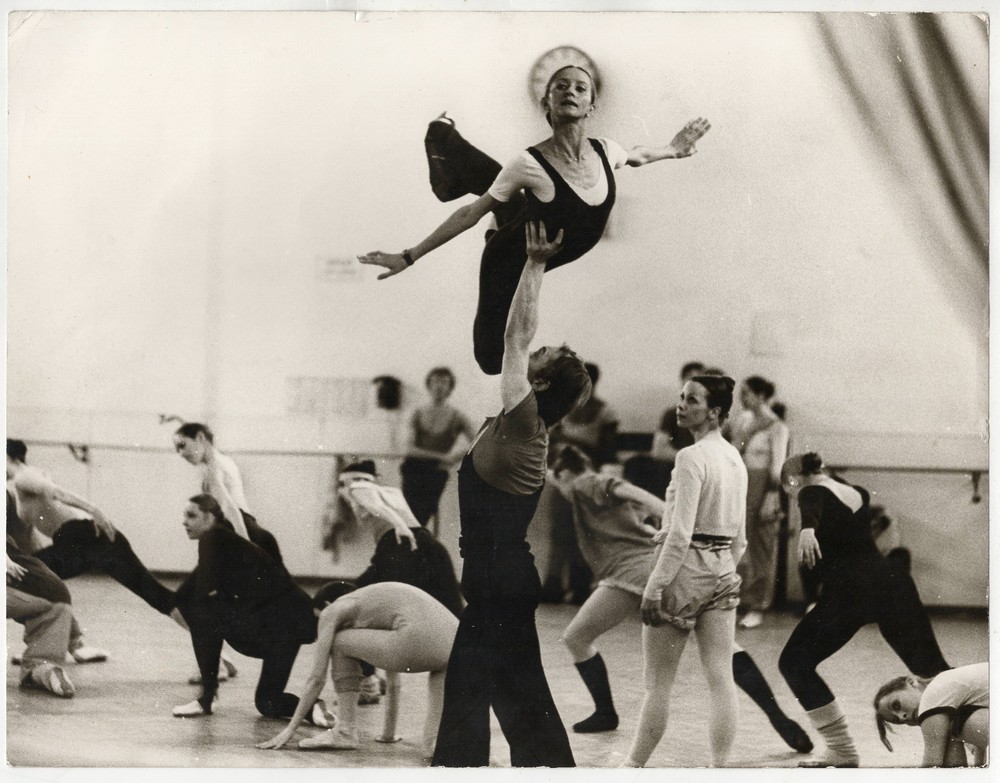 Natalia Bessmertnova + Mikhail Lavrowsky Ballet Rehearsals Photo Photo 1974 31x24cm