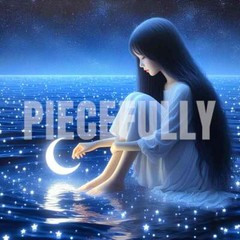The Girl and Her Moon #042 AI Digital Art Image w/ Abstract Riddle Philosophy