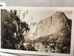 VTG Yosemite photo lot original snapshots lot of 9 retro travels Nature v2828