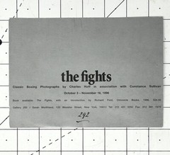 Ike Williams Vs. Kid Gavilan 1949 – The Fights Photo Show Announcement Card 1996