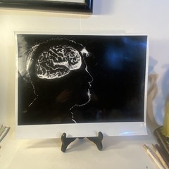 Photograph 11 X 14 Original c1980 Black & White Glossy Student Art
