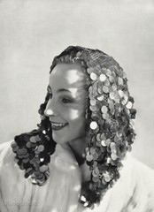 1939 Original PHILIPPE POTTIER Female Hair Fashion Paris Photo Gravure Art 11X14