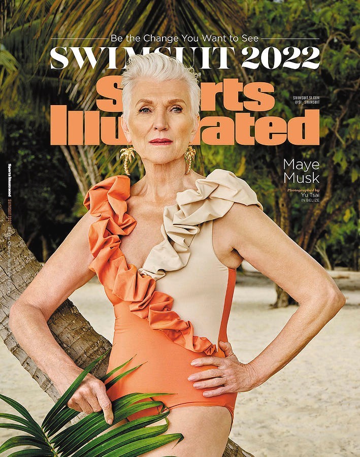 Maye Musk Sports Illustrated Swimsuit Issue 2022 11×14 Cover Photo