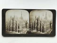 Cathedral Of Milan Milano Italy Italia Photography Stereo Vintage Analog