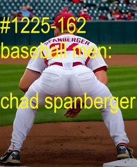 MALE PORTRAIT #1225-162- athletes -baseball men- spanberger- free shipping/usa