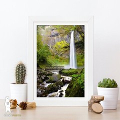 Elowah Falls, Oregon Waterfalls, Columbia River Gorge, Pacific Northwest Prints