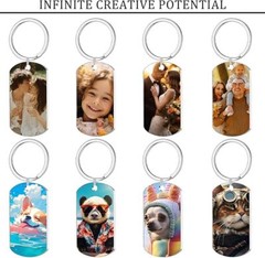Double-sided Photo Keychains Custom Keychain, Personalized for Girlfriend Gift