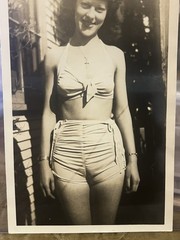 Vintage WW2 / 1940s Pretty Young Sexy Confident Woman / Pinup Photo – Cameltoe