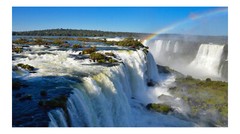 On the Edge of Iguazu Falls, High Resolution Image, Many Formats, TV Art