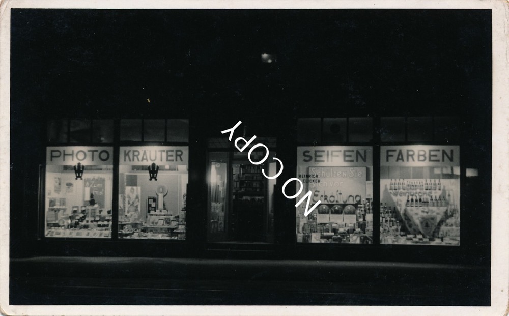 Photo Munich Drugstore Store Aunt Emma Vintage Advertising Around 1950 X53