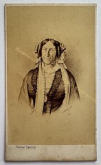 orig. CDV photo photograph old picture woman lady fashion around 1860 De Grady Adel Liège