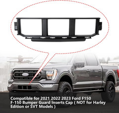 Front Bumper Grille for Ford F150 2021-2023, Lower Center Bumper Cover Insert Pa