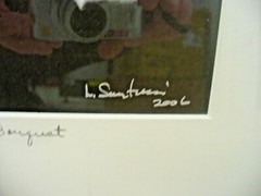MATTED PHOTOGRAPHY Spring Bouquet A/P By Larry Santucci 2006 Framed 16×20