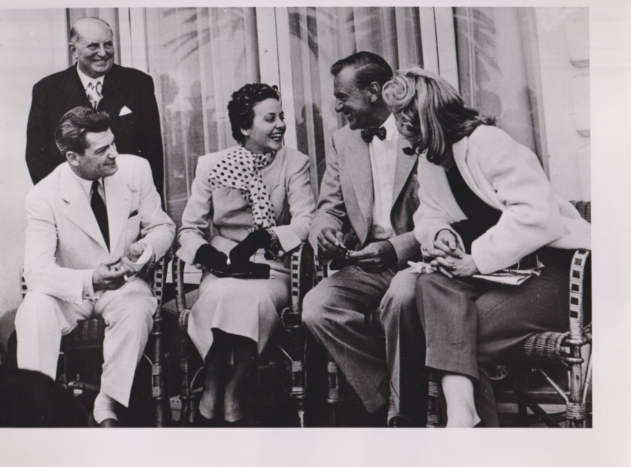 Gary COOPER Giselle PASCAL Jean MARAIS Original Photograph 24*18