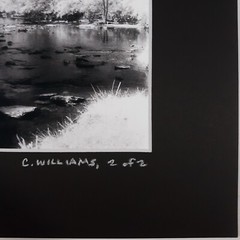 Black Mat Photo Landscape Park Infrared Photography Limited Ed 2/2 Signed Print