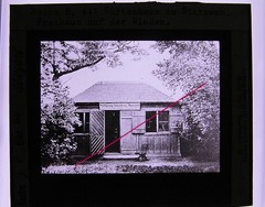 Mozart Wolfgang Amadeus Garden Shed Freihaus Wieden Old Glass Picture 8.5 x 10 cm