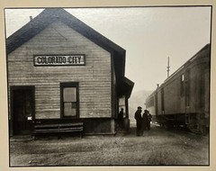 Original IRA CURRENT ‘Colorado City RAILROAD TRAIN Station’ 1928 Photograph