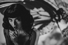 Art Model Alina 8×12″ Black + White Archival Photographic Print Lustre Finish