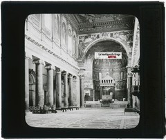 Rome Italy, Basilica, Photo Glass Plate, Black & White, Positive 8.5×10 Cm