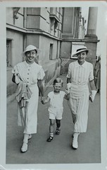Stuttgart Postcard 1935 Königsstraße Ladies Women Fashion Dress Outfit Photo F20