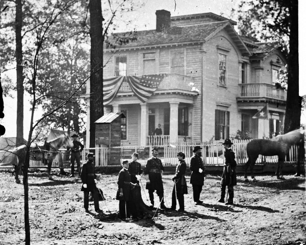 New Civil War Photo: Headquarters of General John Bell Hood, Atlanta – 6 Sizes!