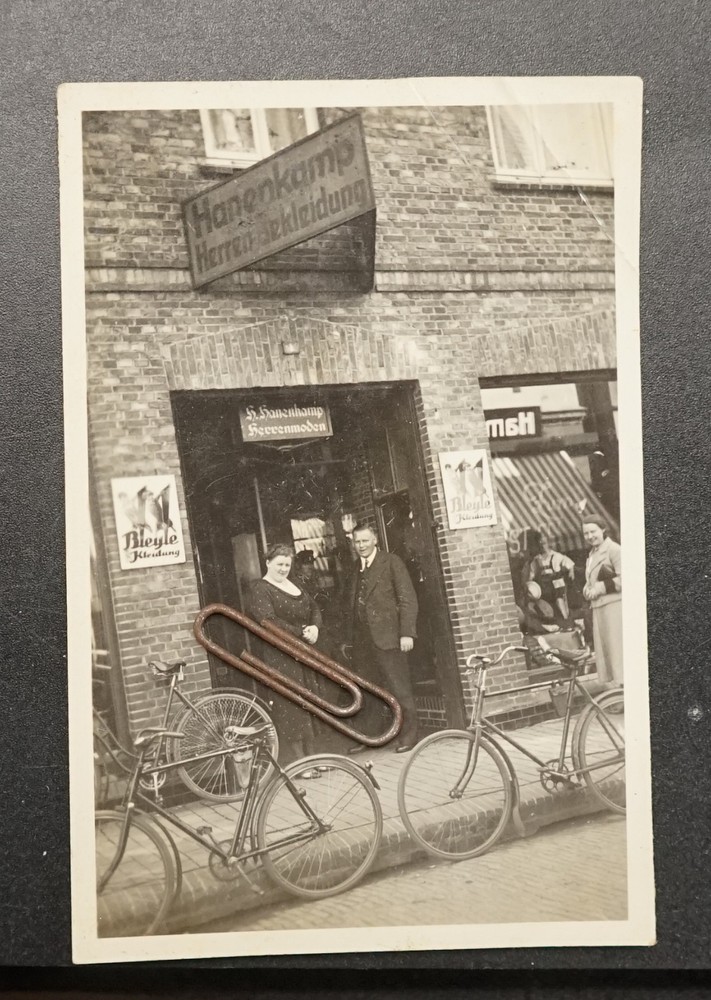 Photo View Business Fashion Oldenburg Jever Enamel Sign Bicycle Advertising Owner