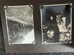 old photo album civilian with defects, civilian, /132