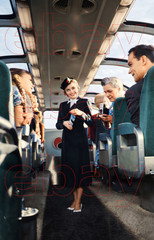 Photo Art Print of the Nurse-Stewardess on the NP’s North Coast Limited in 1948