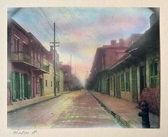 Lot of 3 Hand Colored Photographs of Old New Orleans 1920s – Marx Art Store