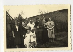 Portrait Famille Wedding Military German – Lot of 4 Photo Antique An. 1940