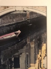 KRISTA ROSSOW LISTED MODERN PHOTOGRAPHY FRAMED OREGON ARTIST VENICE ITALY BOAT