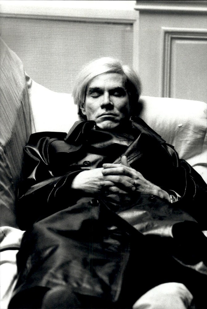 1993 Helmut Newton Andy Warhol Sleeping On A Couch Art Photo Gravure