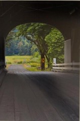 Tom Adams Photography Harris Covered Bridge Summer Oregon Matted Photo 11X14