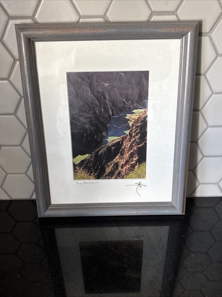 Signed Dryography Photography By SOA Two Bridges The Grand Canyons Landscape
