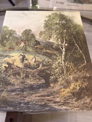 Realistic landscape print from ancient times
