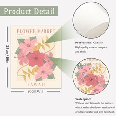 Flower Market Posters Set of 9, Minimalist Wall Art Prints, Vintage Flower Pi…