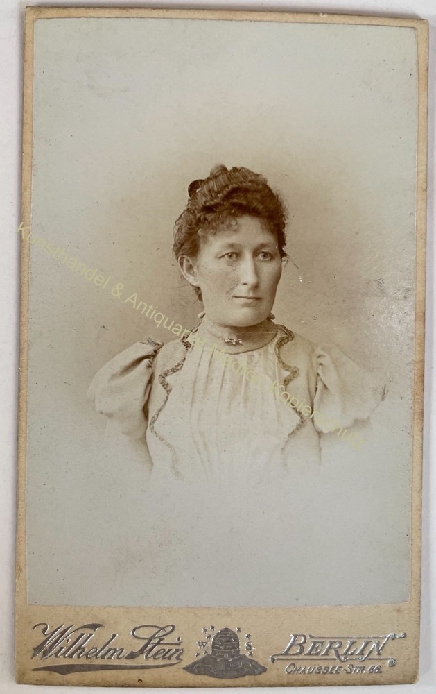 orig. CDV photo photograph old picture woman lady fashion 1866 W. Stein Berlin