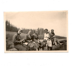 13878- Photo * Girl BDM * Picnic Bielsko-Biała Silesia 1941
