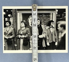 Louis Faurer Fotofolio Art Photo Print Card Times Square Theater, 1947 4.25”x6”