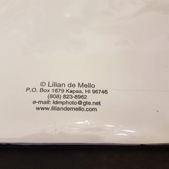 PELE Lilian de Mello Signed 12 x 16″ Matted Print Hawaiian Photographer Wall Art