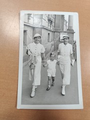 Stuttgart Postcard 1935 Königsstraße Ladies Women Fashion Dress Outfit Photo F20