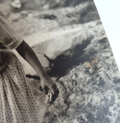 VTG 1994 9″ Black & White Photo Greek Muslim Roma Gypsy Woman Documentary