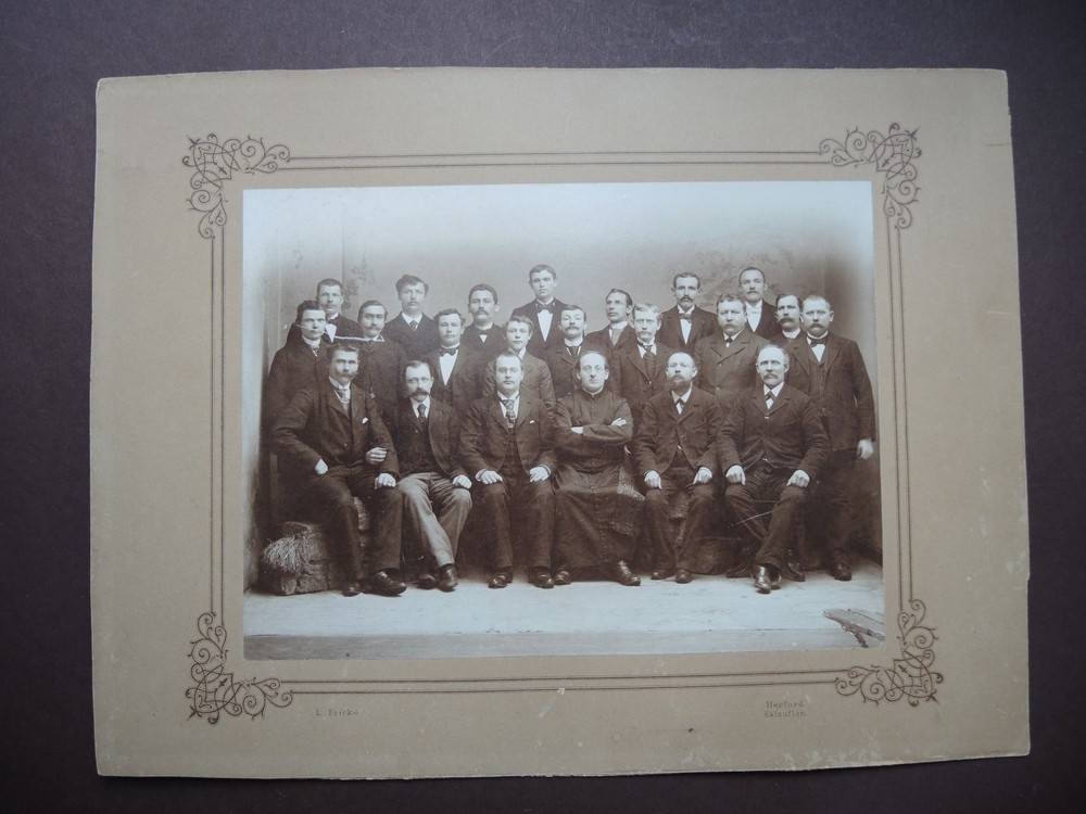 Orignal Photo Bad Salzuflen Kr. Lippe probably staff Fa. Hoffmann Unique