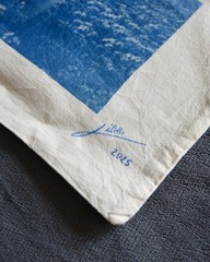 Handmade Cyanotype Tote Bag – Original Artwork – Nude Photography – Fine Art
