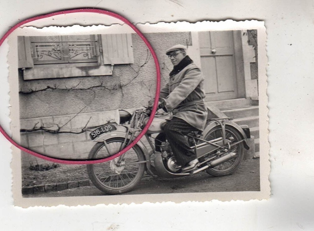 PHOTO PHOTO CAR AUTOMOBILES OLD MOTORCYCLE